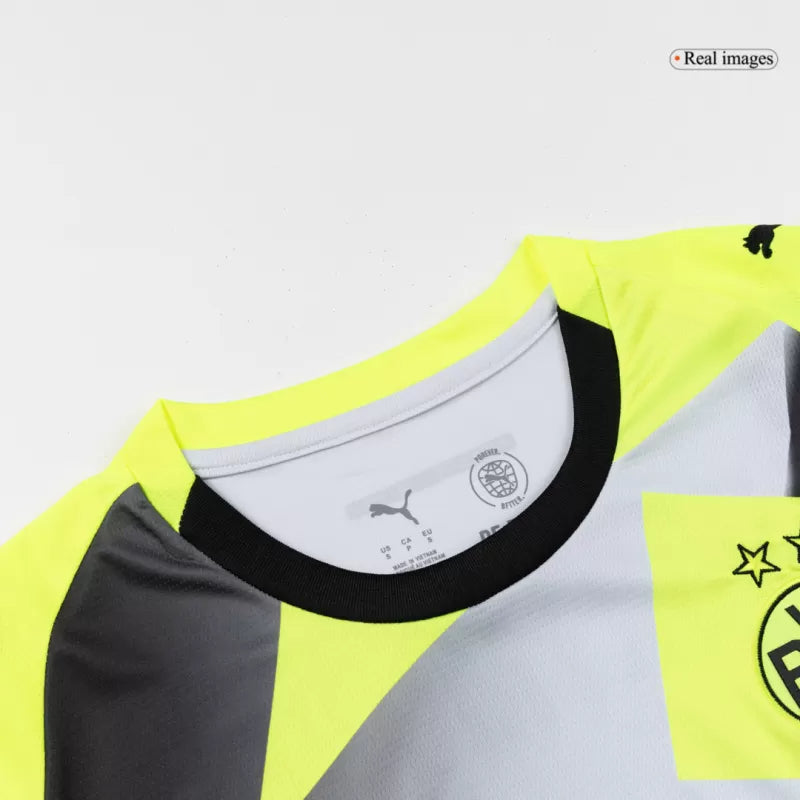 Borussia Dortmund Away Soccer Jersey Kit (Jersey+Shorts) 2025/26
