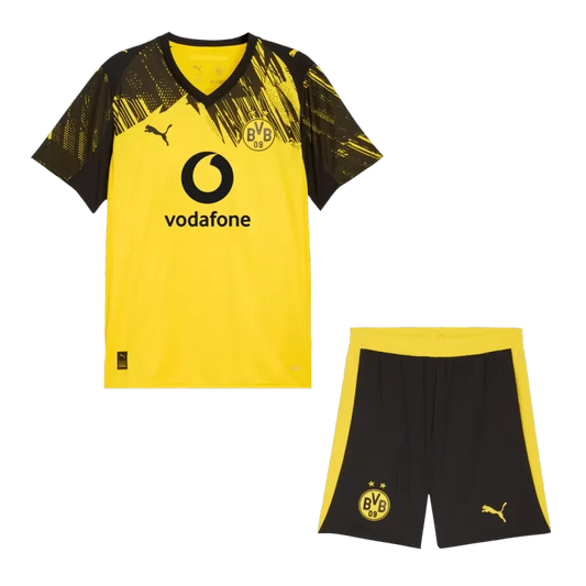 Borussia Dortmund Home Soccer Jersey Kit (Jersey+Shorts) 2025/26 Top Koszulki Pilka Sklep