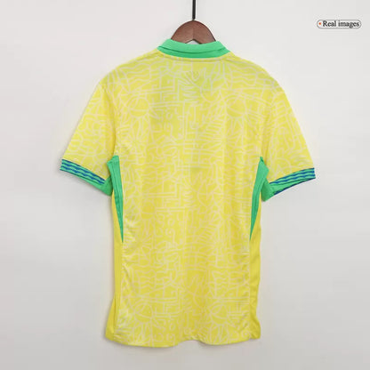 Brazil Home Soccer Jersey 2024 Top Koszulki Pilka Sklep