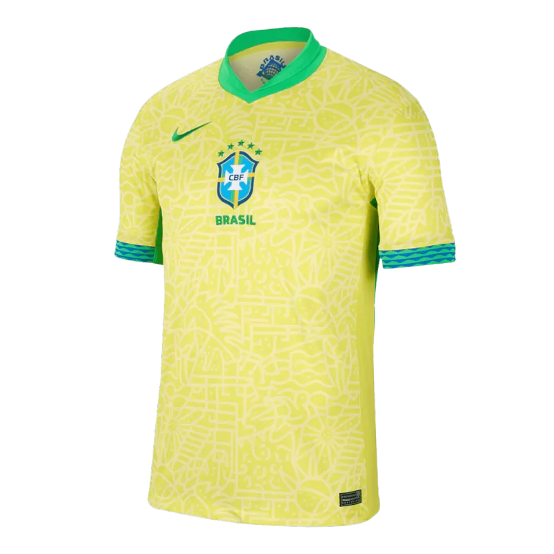 Brazil Home Soccer Jersey 2024 Top Koszulki Pilka Sklep