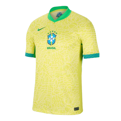 Brazil Home Soccer Jersey 2024 Top Koszulki Pilka Sklep
