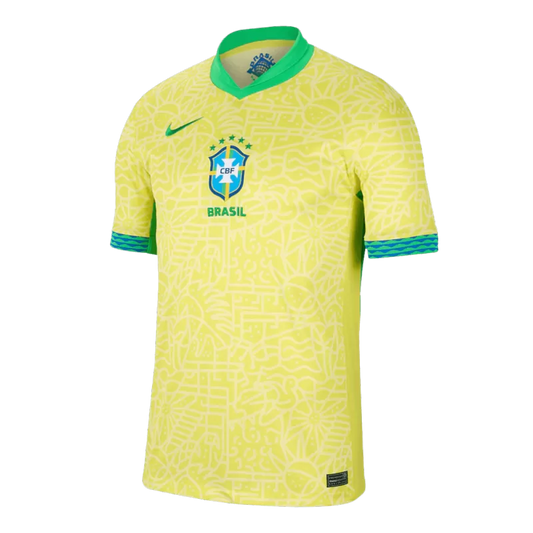 Brazil Home Soccer Jersey 2024 Top Koszulki Pilka Sklep