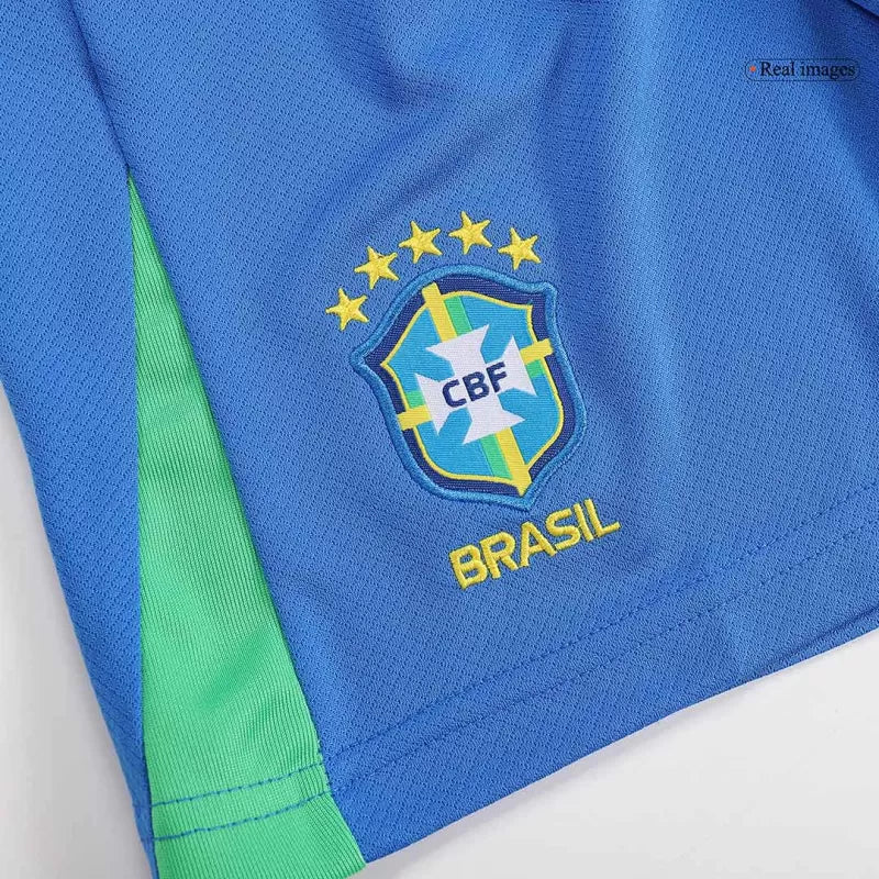 Brazil Kid‘s Home Soccer Jerseys (Jersey+Short) Kit 2024 Top Koszulki Pilka Sklep