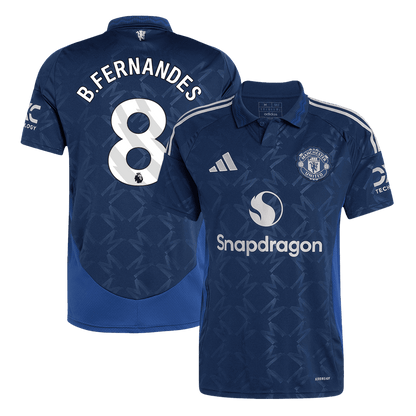 B.FERNANDES #8 Manchester United Wyjazdowa Koszulka Piłkarska 2024/25