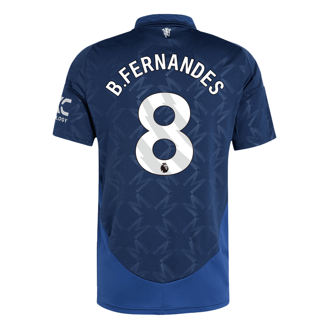 B.FERNANDES #8 Manchester United Away Football Shirt 2024/25