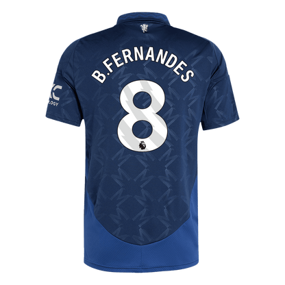 B.FERNANDES #8 Manchester United Away Football Shirt 2024/25