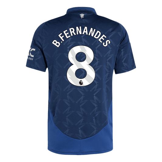 B.FERNANDES #8 Manchester United Away Football Shirt 2024/25