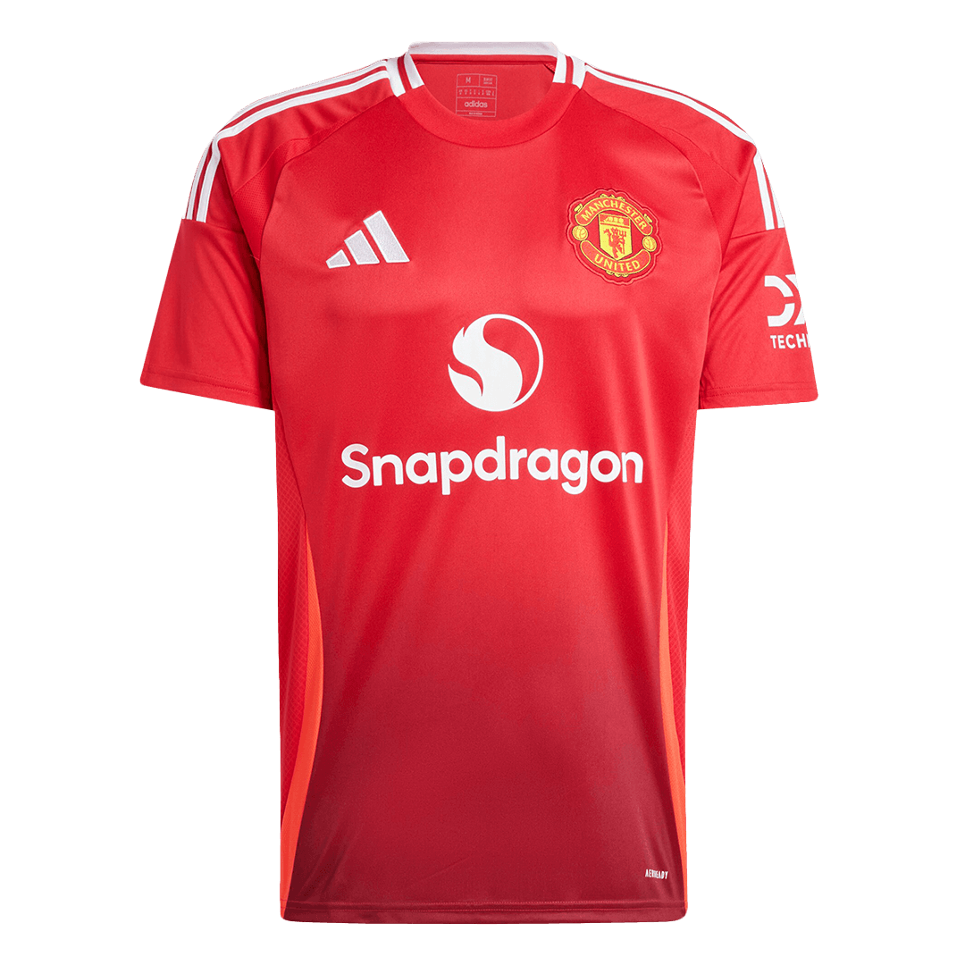 GARNACHO #17 Manchester United Home Football Shirt 2024/25