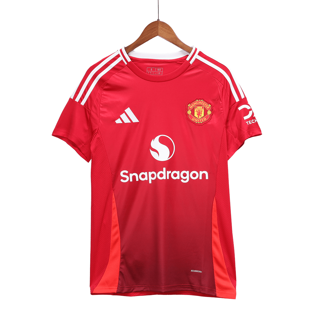 GARNACHO #17 Manchester United Home Football Shirt 2024/25