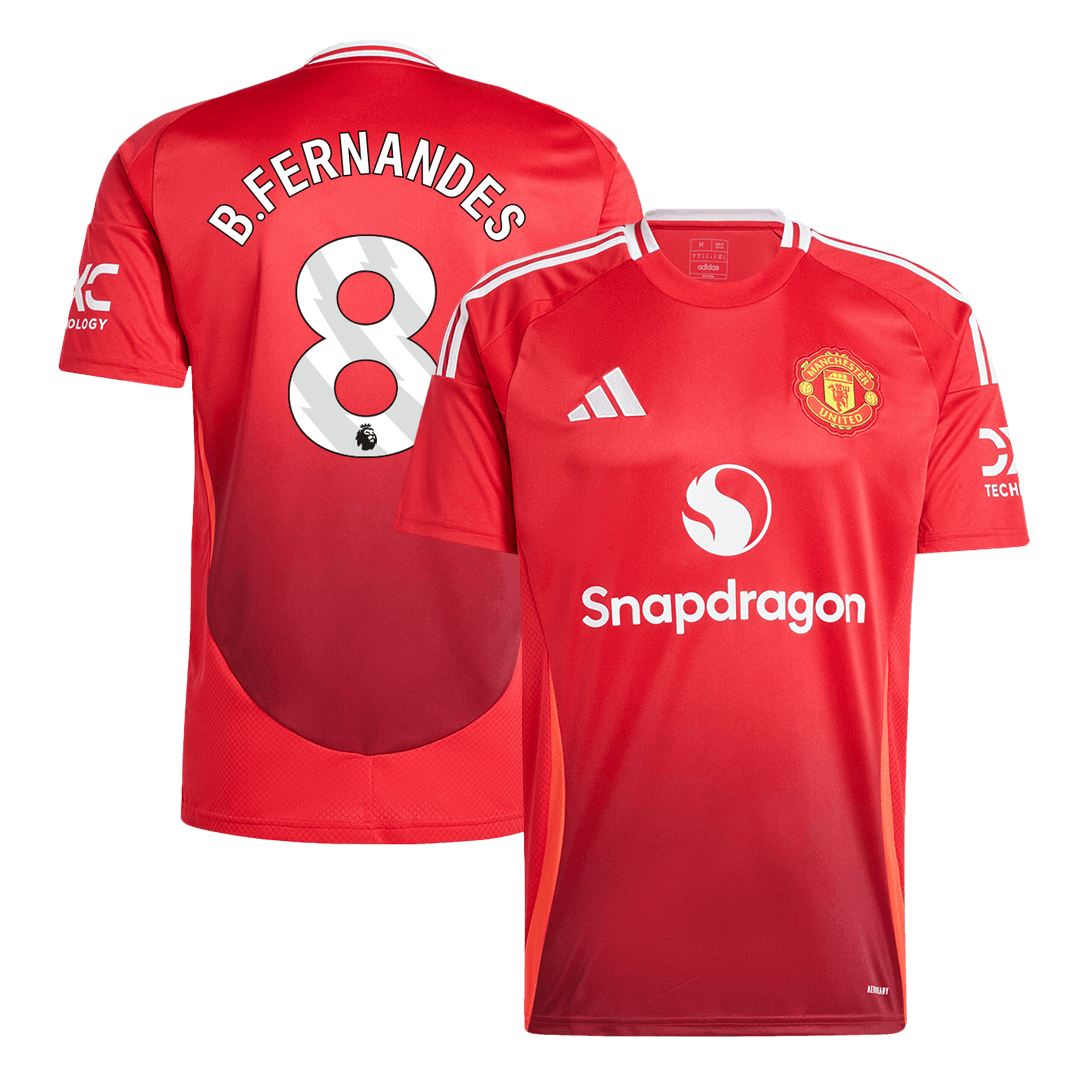 B.FERNANDES #8 Manchester United Heim-Fußballtrikot 2024/25