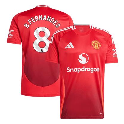 B.FERNANDES #8 Manchester United Koszulka domowa piłkarska 2024/25