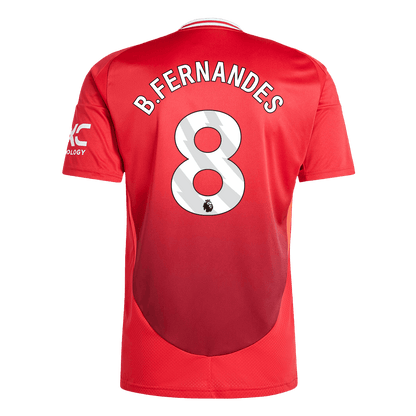 B.FERNANDES #8 Manchester United Koszulka domowa piłkarska 2024/25