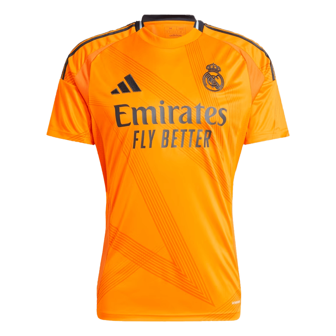 BELLINGHAM #5 Real Madrid 2024/25 Auswärtstrikot für Herren – Schriftart Bear Champ