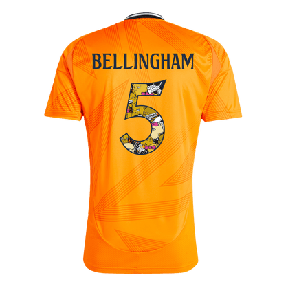 BELLINGHAM #5 Męska koszulka wyjazdowa Real Madrid 2024/25 - Bear Champ Font