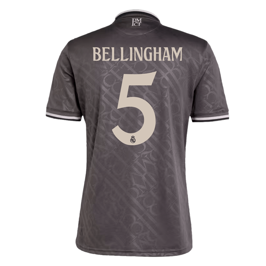 BELLINGHAM #5 Real Madrid Drittes Auswärts-Fußballtrikot 2024/25