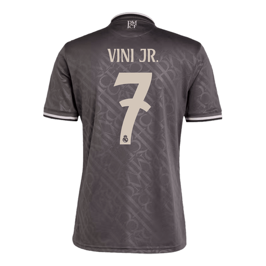 VINI JR. #7 Real Madrid Trzecia Wyjazdowa Koszulka Piłkarska 2024/25