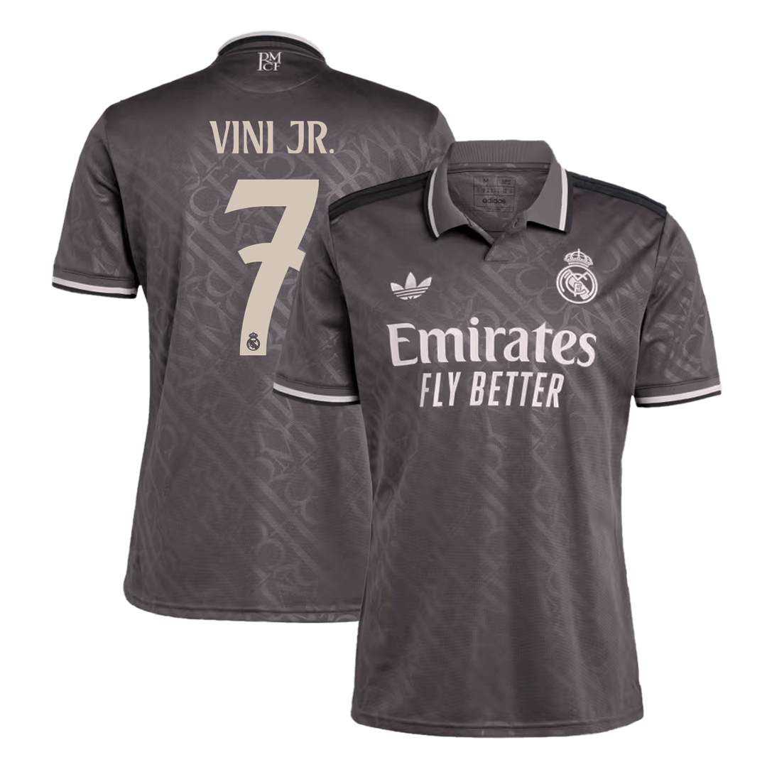 VINI JR. #7 Real Madrid Third Away Football Shirt 2024/25