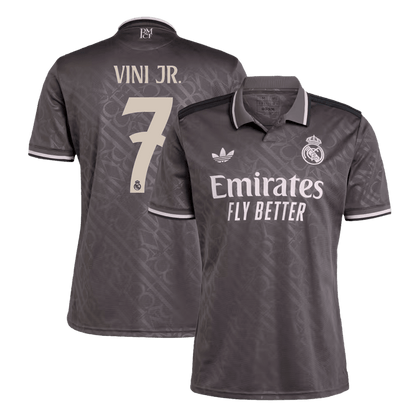 VINI JR. #7 Real Madrid Drittes Auswärts-Fußballtrikot 2024/25