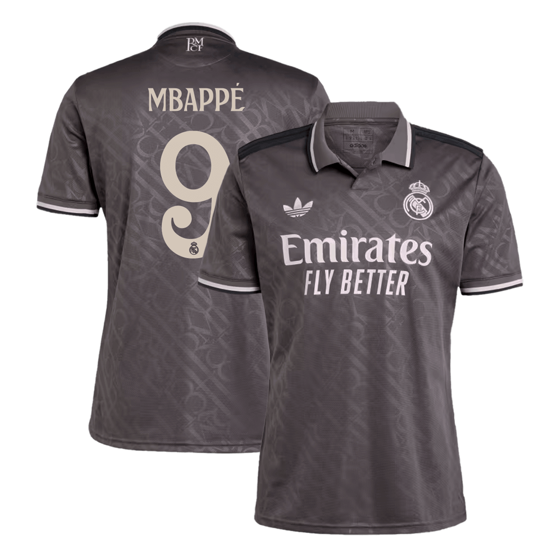 MBAPPÉ #9 Real Madrid Drittes Auswärts-Fußballtrikot 2024/25