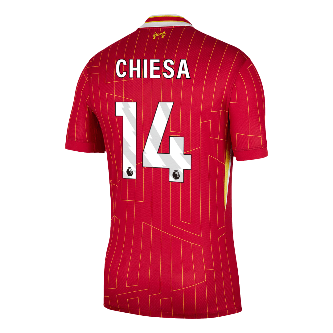 CHIESA #14 Liverpool Home Football Shirt 2024/25