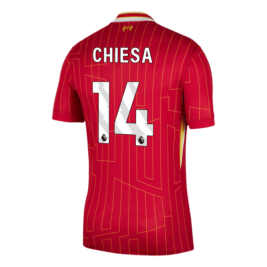 CHIESA #14 Liverpool Home Football Shirt 2024/25