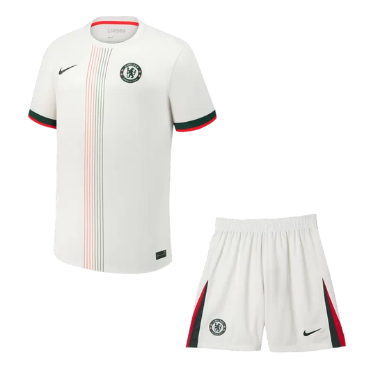 Chelsea Away Soccer Jersey Kit(Jersey+Shorts) 2025/26 Top Koszulki Pilka Sklep
