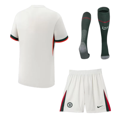 Chelsea Away Soccer Jersey Kit(Jersey+Shorts+Socks) 2025/26 Top Koszulki Pilka Sklep