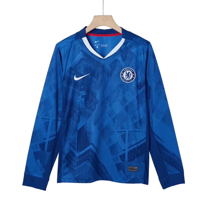 Chelsea Home Long Sleeve Soccer Jersey 2025/26 Top Koszulki Pilka Sklep