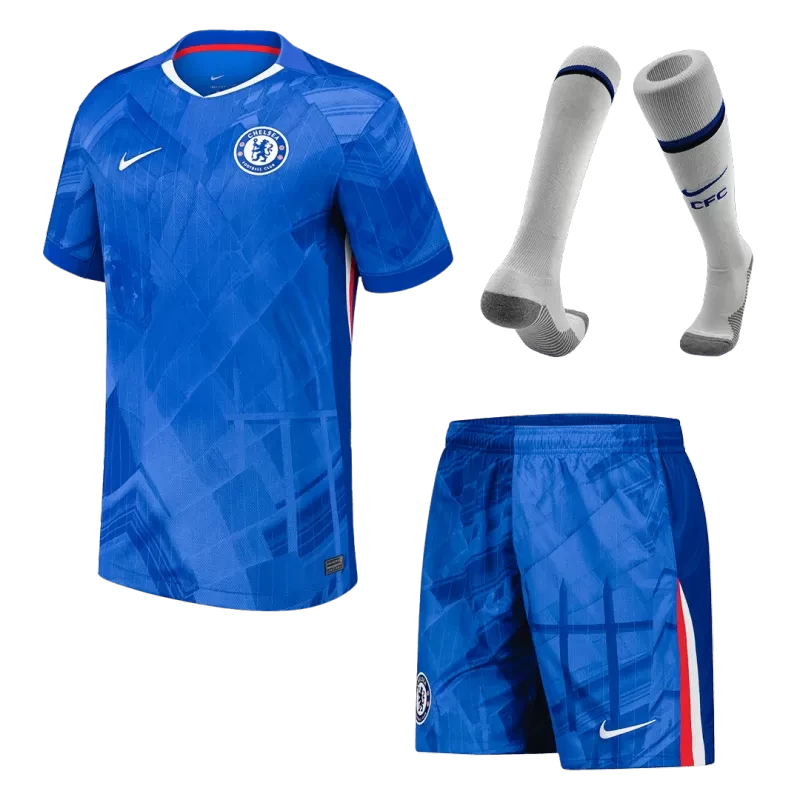 Chelsea Home Soccer Jersey Kit(Jersey+Shorts+Socks) 2025/26 Top Koszulki Pilka Sklep