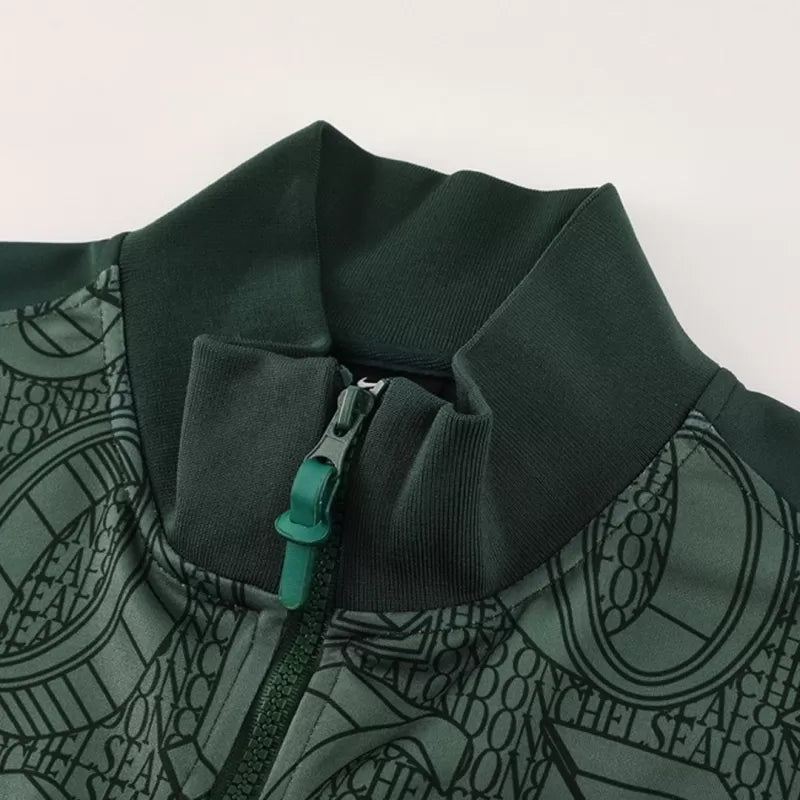 Chelsea Training Jacket 2025/26 - Green Top Koszulki Pilka Sklep