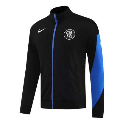 Chelsea Training Jacket Kit (Jacket+Pants) 2025/26 - Black Top Koszulki Pilka Sklep
