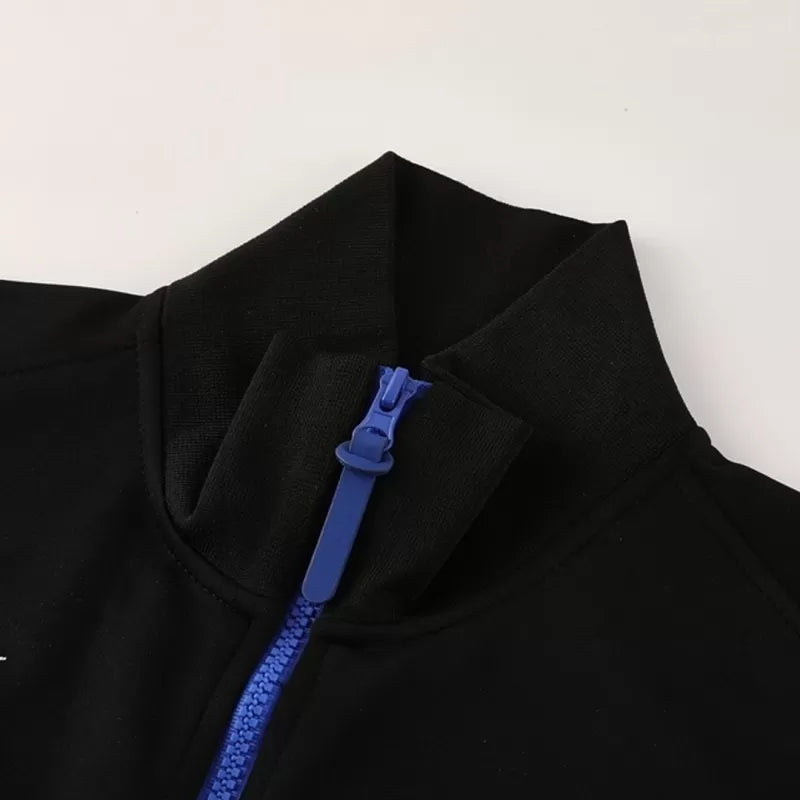 Chelsea Training Jacket Kit (Jacket+Pants) 2025/26 - Black Top Koszulki Pilka Sklep