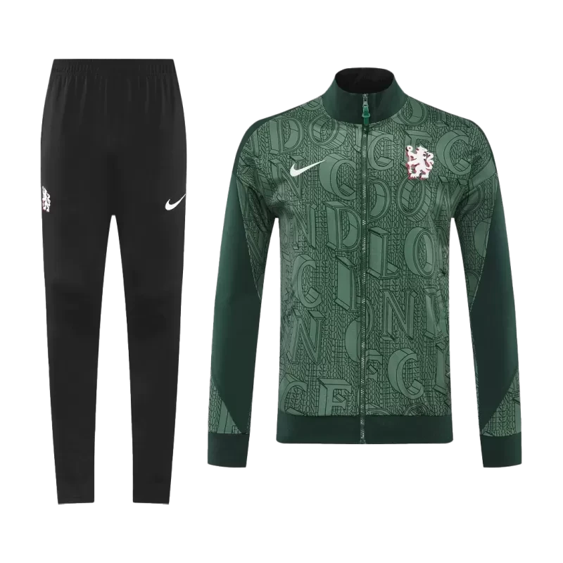 Chelsea Training Jacket Kit (Jacket+Pants) 2025/26 - Green Top Koszulki Pilka Sklep
