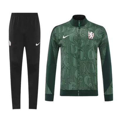 Chelsea Training Jacket Kit (Jacket+Pants) 2025/26 - Green Top Koszulki Pilka Sklep
