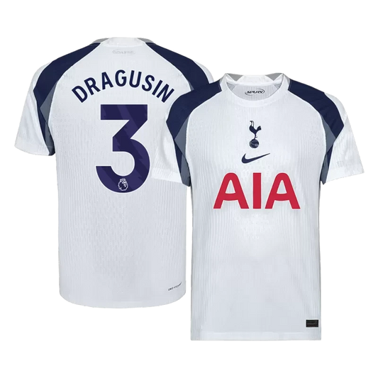 DRAGUSIN #3 Player Version Tottenham Hotspur Home Soccer Jersey 2025/26 Top Koszulki Pilka Sklep