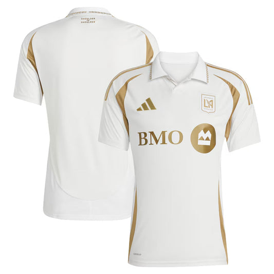 Fan Version Men's LAFC White 2025 Away Top Koszulki Pilka Sklep