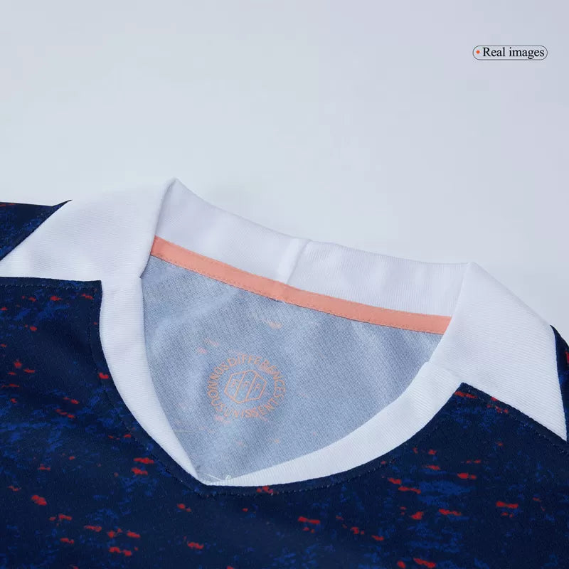 Damska koszulka piłkarska domowa France 2025 Euro Top Koszulki Pilka Sklep