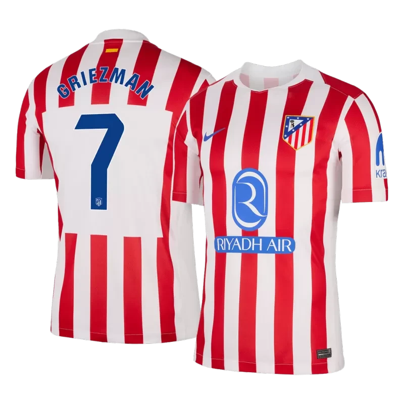 GRIEZMANN #7 Atletico Madrid Home Soccer Jersey 2025/26 Top Koszulki Pilka Sklep