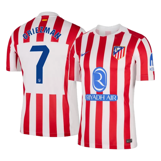 GRIEZMANN #7 Atletico Madrid Home Soccer Jersey 2025/26 Top Koszulki Pilka Sklep