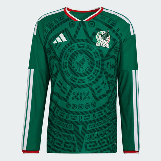 Mexico Home Long Sleeve Soccer Jersey 2026 Top Koszulki Pilka Sklep