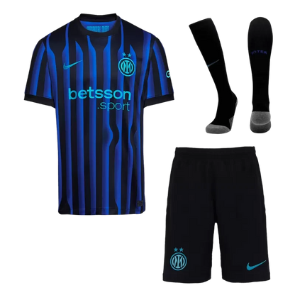 Inter Milan Home Soccer Jersey Kit(Jersey+Shorts+Socks) 2025/26 Top Koszulki Pilka Sklep