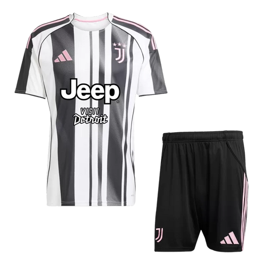 Juventus Home Soccer Jersey Kit(Jersey+Shorts) 2025/26 Top Koszulki Pilka Sklep