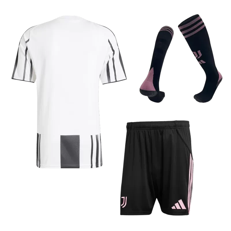 Juventus Home Soccer Jersey Kit(Jersey+Shorts+Socks) 2025/26 Top Koszulki Pilka Sklep