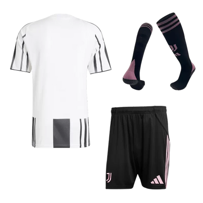 Juventus Home Soccer Jersey Kit(Jersey+Shorts+Socks) 2025/26 Top Koszulki Pilka Sklep