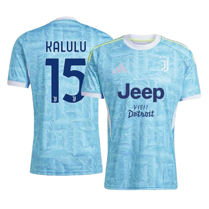 KALULU #15 Juventus Away Soccer Jersey 2025/26 Top Koszulki Pilka Sklep