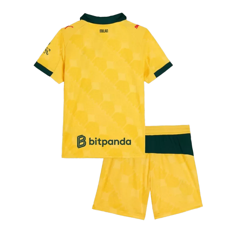 Trzeci wyjazdowy zestaw piłkarski dla dzieci AC Milan (koszulka + spodenki) 2025/26 Top Koszulki Pilka Sklep