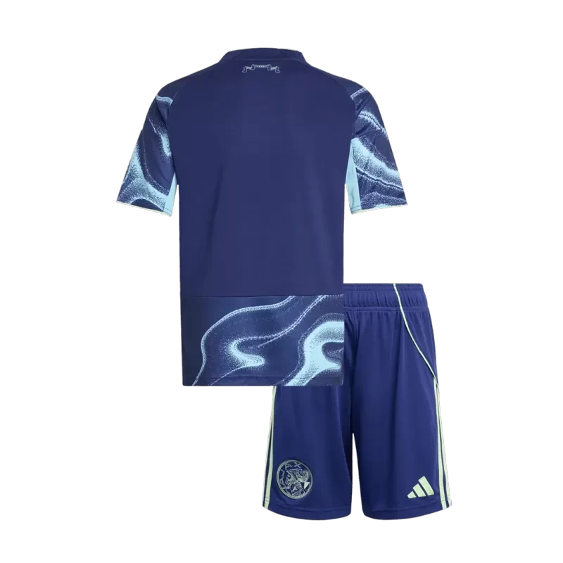Kid's Ajax Away Soccer Jersey Kit (Jersey+Shorts) 2025/26 Top Koszulki Pilka Sklep