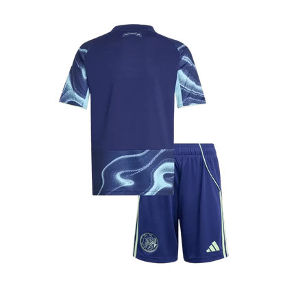 Kid's Ajax Away Soccer Jersey Kit (Jersey+Shorts) 2025/26 Top Koszulki Pilka Sklep