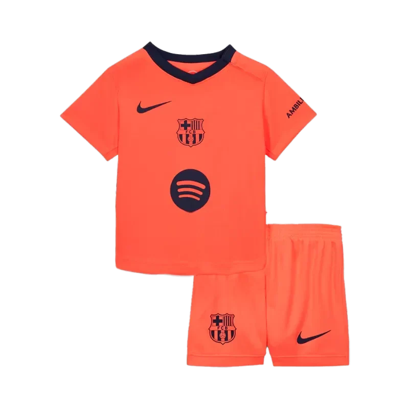 Kid‘s Barcelona Third Away Soccer Jerseys (Jersey+Short) Kit 2025/26 Top Koszulki Pilka Sklep