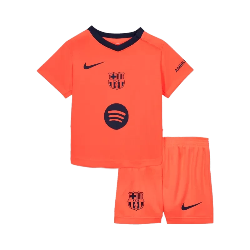 Kid‘s Barcelona Third Away Soccer Jerseys (Jersey+Short) Kit 2025/26 Top Koszulki Pilka Sklep